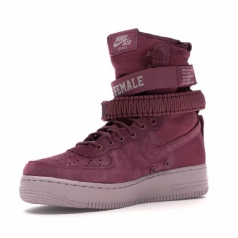 Nike Women’s High-Top Sneaker Boot — Burgundy/Maroon